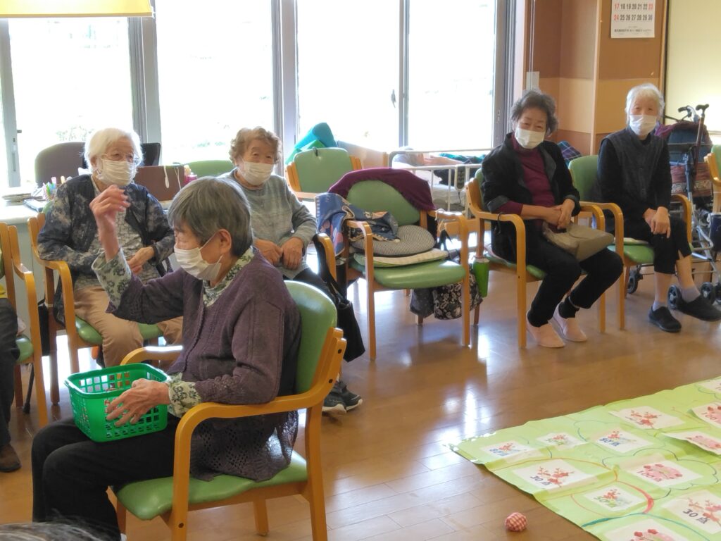 【通リハ】後ろ向きおじゃみ(お手玉)投げゲーム🫣