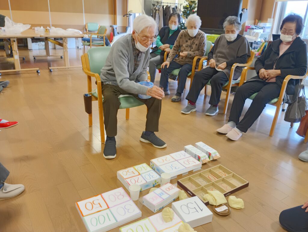 【通リハ】クリスマス直前！おじゃみ投げゲームに挑戦🤶🏻