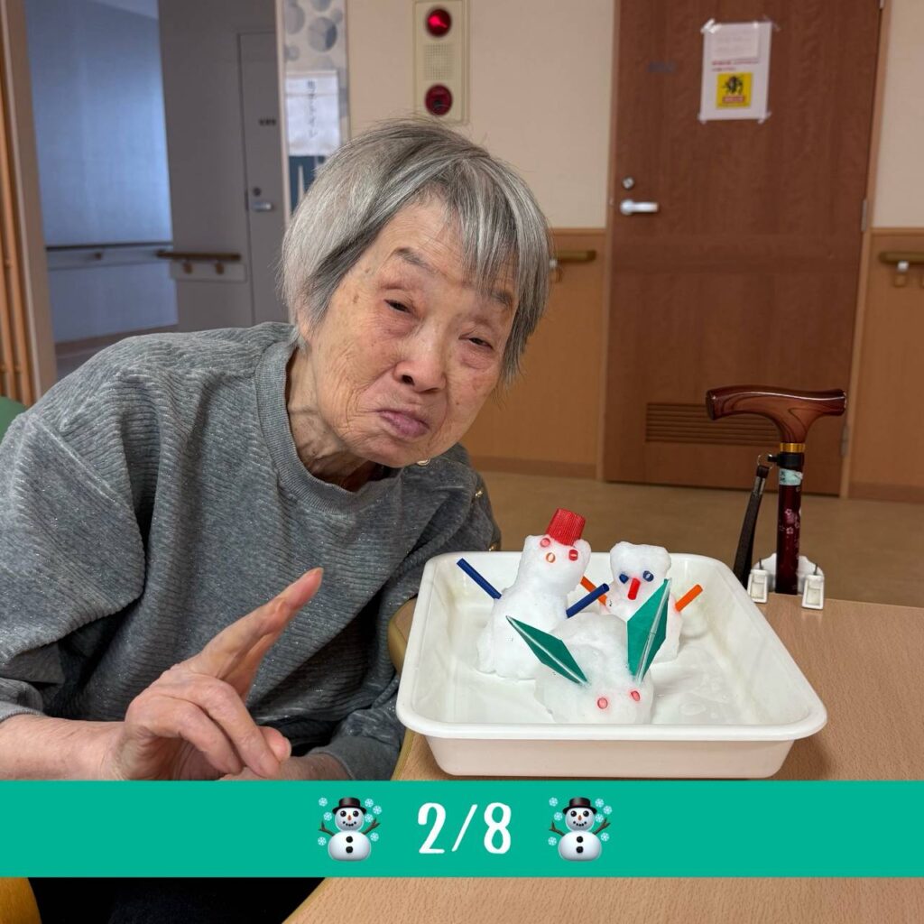 入所 / 雪だるまと雪うさぎ❄️